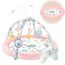 Nukido Spieldecke Mit Spielbogen Baby Spielmatte Babyspieldecke Krabbelmatte Krabbeldecke 7 Spielzeuge Und Kissen Weich Pflegeleicht Ocean Rosa