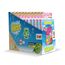 INKEE Peppa Pig Mini Badebomben Kinder 10er Pack - 30 Badekugeln - Spaßige Farben, Mandelöl & Erdbeerduft