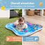 Mallie® Wassermatte Baby XXL 95x75 CM [100% BPA & Schadstoff-Frei] ab 3, 6 und 9 Monate im Ozean Blau Design I Baby Spielzeug, Spielzeug Ab 6 Monate als Wassermatte Baby und Baby Spielzeug 6 Monate