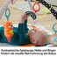Fisher-Price Tierfreunde Kontrast-Spieldecke, Spielbogen, mit Musik und Licht, Krabbeldecke für Baby, zum Spielen im Bauchlage, Baby Ausstattung, ab Geburt, HPF39