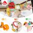 Fehn Kinderwagenkette Spielzeug Safari – Baby Mobile Kette mit niedlichen Figuren zum Aufhängen an Kinderwagen, Babyschale oder Kinderbett – Kinderwagen Zubehör für Babys und Kinder ab 0+ Monaten