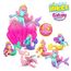 INKEE Surprise GALUPY MERMAID | Einhorn Badebombe mit Überraschung, Kinder Badekugeln in Muschelform mit Meerjungfrau Figuren & Zuckerwatte Aroma