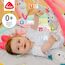 Fehn 3-D-Activity-Decke Spielbogen Aiko und Yuki – Baby Krabbeldecke mit 5 abnehmbaren Spielzeugen zum Greifen – Spieldecke für Babys und Kinder ab 0+ Monaten – Krabbelmatte als Geschenk zur Geburt