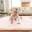 Hakuna Matte Wolkenweiche Spielmatte Baby 200x150x2,5cm, rosa – Teppich für Kinderzimmer mit hochwertigem Memory-Schaum – Krabbelmatte Baby mit Rutschfester Unterseite – Krabbeldecke, Tatami Matte