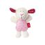 SIGIKID 41189 Rassel Schaf Red Stars Mädchen und Jungen Babyspielzeug empfohlen ab Geburt rosa