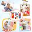 ACCEVO 4Pcs Rassel Baby Socken Babyspielzeug Handgelenk Und Neugeborenen-Spielzeug für Babys, Mädchen, Jungen Frühe Bildung Spielzeug für Neugeborene Kleinkinder Spielzeug für Babyspielzeug 0-6 Monate