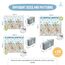 Krabbelmatte Baby Faltbar Spielmatte Kinder Spieldecke 120x180x1cm Krabbeldecke Für Baby - Babymatte Kindermatte - Schaumstoffmatte Kinderteppich- Spielteppich - Bodenmatte Kinder - Babygeschenk
