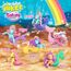 INKEE Surprise GALUPY MERMAID | Einhorn Badebombe mit Überraschung, Kinder Badekugeln in Muschelform mit Meerjungfrau Figuren & Zuckerwatte Aroma