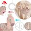 Fehn Spieluhr Flamingo – Kuscheltier & Einschlafhilfe: Aufzieh-Spieluhr mit sanfter Melodie "Weißt du wieviel Sternlein stehen" beruhigt in jeder Situation – für Babys und Kleinkinder ab 0+ Monaten