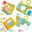Fehn Fühlbuch Fuchs - Buggybuch aus Stoff mit Waldtier Motiven - Babyspielzeug Buch mit Quietsche, Raschelpapier und Spiegel - Babybuch 8 Seiten - Stoffbuch für Babys und Kleinkinder ab 0+ Monaten