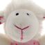 SIGIKID 41189 Rassel Schaf Red Stars Mädchen und Jungen Babyspielzeug empfohlen ab Geburt rosa