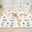 Krabbelmatte Baby Faltbar Spielmatte Kinder Spieldecke 150x180x1cm Krabbeldecke Für Baby - Babymatte Kindermatte - Schaumstoffmatte Kinderteppich- Spielteppich - Bodenmatte Kinder - Babygeschenk