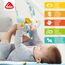 Fehn 3-D-Activity-Decke Spielbogen Little Castle – Baby Krabbeldecke mit 5 abnehmbaren Spielzeugen zum Greifen – Spieldecke für Babys und Kinder ab 0+ Monaten – Krabbelmatte als Geschenk zur Geburt