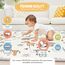 Krabbelmatte Baby Faltbar Spielmatte Kinder Spieldecke 150x180x1cm Krabbeldecke Für Baby - Babymatte Kindermatte - Schaumstoffmatte Kinderteppich- Spielteppich - Bodenmatte Kinder - Babygeschenk