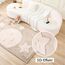 Wolkenweiche Spielmatte Baby 170x120x2,5cm mond&Sterne – Teppich für Kinderzimmer mit hochwertigem Memory-Schaum – Krabbelmatte Baby mit Rutschfester Unterseite, Tatami Matte