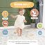Krabbelmatte Baby Faltbar Spielmatte Kinder Spieldecke 150x180x1cm Krabbeldecke Für Baby - Babymatte Kindermatte - Schaumstoffmatte Kinderteppich- Spielteppich - Bodenmatte Kinder - Babygeschenk