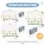 Krabbelmatte Baby Faltbar Spielmatte Kinder Spieldecke 150x180x1cm Krabbeldecke Für Baby - Babymatte Kindermatte - Schaumstoffmatte Kinderteppich- Spielteppich - Bodenmatte Kinder - Babygeschenk