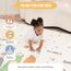 Krabbelmatte Baby Faltbar Spielmatte Kinder Spieldecke 150x180x1cm Krabbeldecke Für Baby - Babymatte Kindermatte - Schaumstoffmatte Kinderteppich- Spielteppich - Bodenmatte Kinder - Babygeschenk