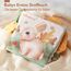 hahaland Baby Spielzeug ab 0 3 6 Monate Stoffbuch, Interaktive Babybücher mit Spiegel Rassel,Fühlbuch Knisterbuch Baby Spielzeug 6 Monate,Neugeborene Baby Geschenk für Babyspielzeug 0-6 Monate