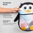 Reer MyHappyPingu Badespielzeug-Netz, hygienische Aufbewahrung für Badewannenspielzeug, Wannenablage