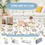 Krabbelmatte Baby Faltbar Spielmatte Kinder Spieldecke 150x180x1cm Krabbeldecke Für Baby - Babymatte Kindermatte - Schaumstoffmatte Kinderteppich- Spielteppich - Bodenmatte Kinder - Babygeschenk