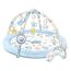 Nukido Spieldecke Mit Spielbogen Baby Spielmatte Babyspieldecke Krabbelmatte Krabbeldecke 7 Spielzeuge Und Kissen Weich Pflegeleicht Ocean Blau