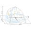 Nukido Spieldecke Mit Spielbogen Baby Spielmatte Babyspieldecke Krabbelmatte Krabbeldecke 7 Spielzeuge Und Kissen Weich Pflegeleicht Ocean Blau