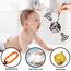 Jiosdo Baby Spielzeug 0-3 Monate, Kontrast Spielzeug Baby Stoffbuch Knistertuch Würfel, Kontrastbuch Schwarz Weiß, Black & White Kinderwagen Spielzeug Geschenksets Babyspielzeug 0 3 6 12 Monate(3PCS)