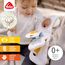Fehn Soft Bilderbuch Elefant – Fühlbuch mit Bio Baumwolle Stoff mit Tier Motiven - Stoffbuch Spielzeug zum Aufhängen für Kinderwagen und Babyschale – Knisterbuch für Babys und Kinder ab 0 Monaten