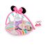 Bright Starts Disney Baby MINNIE MAUS Forever Besties Aktivitätsspielzeug mit Musik und Lichtern, Rosa, Neugeborene+