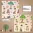 Mallie® Spielmatte Baby Faltbar 120x120x1cm [100% BPA- und Schadstoff-Frei] Doppelseitige Krabbelmatte Baby, Krabbeldecke Baby I Baby Play Mat, Spielmatte Baby Faltbar