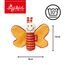 SIGIKID 41181 Greifling Schmetterling Red Stars Mädchen und Jungen Babyspielzeug empfohlen ab Geburt orange