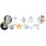 Nukido Spieldecke Mit Spielbogen Baby Spielmatte Babyspieldecke Krabbelmatte Krabbeldecke 7 Spielzeuge Und Kissen Weich Pflegeleicht Ocean Blau