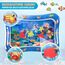 Infinno Wassermatte Baby Wasserspielmatte Spielzeug, Spielmatte Baby für 3 6 9 Monate Blauer Ozean (Packung mit 2)