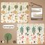 Mallie® Spielmatte Baby Faltbar inkl. Gratis Tragetasche 180x150x1cm [100% BPA- und Schadstoff-Frei] Doppelseitige Krabbelmatte Baby, Krabbeldecke Baby I Baby Play Mat, Spielmatte Baby Faltbar