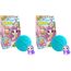 INKEE Surprise Princess Badebombe – Prinzessin Badekugel mit Überraschungsfigur, Zuckerwatte-Duft & Mandelöl, dermatologisch getestet, 100g, Rosa oder Lila (Packung mit 2)