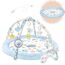 Nukido Spieldecke Mit Spielbogen Baby Spielmatte Babyspieldecke Krabbelmatte Krabbeldecke 7 Spielzeuge Und Kissen Weich Pflegeleicht Ocean Blau
