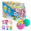 INKEE Surprise Princess Badebomben – 5er Pack Prinzessin Badekugeln mit Überraschungsfigur, Zuckerwatte-Duft & Mandelöl, dermatologisch getestet, 5x 100g