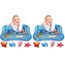 Infinno Wassermatte Baby Wasserspielmatte Spielzeug, Spielmatte Baby für 3 6 9 Monate Blauer Ozean (Packung mit 2)