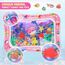 Infinno Wassermatte Baby Wasserspielmatte Spielzeug, Spielmatte Baby für 3 6 9 Monate (Rosenpulver) (Packung mit 2)