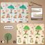 Mallie® Spielmatte Baby Faltbar inkl. Gratis Tragetasche 180x150x1cm [100% BPA- und Schadstoff-Frei] Doppelseitige Krabbelmatte Baby, Krabbeldecke Baby I Baby Play Mat, Spielmatte Baby Faltbar