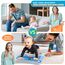 Infinno Wassermatte Baby Wasserspielmatte Spielzeug, Spielmatte Baby für 3 6 9 Monate Blauer Ozean (Packung mit 2)
