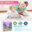Infinno Wassermatte Baby Wasserspielmatte Spielzeug, Spielmatte Baby für 3 6 9 Monate (Rosenpulver)