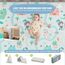 Krabbelmatte Baby Faltbar Spielmatte Kinder Spieldecke 150x180x1cm Krabbeldecke Für Baby - Babymatte Kindermatte - Schaumstoffmatte Kinderteppich- Spielteppich - Bodenmatte Kinder - Babygeschenk