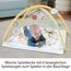 Fisher-Price Simply Senses Sensorische Erlebnisdecke - mit Plüsch-Koala, Spiegel, Rassel, Beißring und knisterndes Spielzeug, maschinenwaschbare Spielmatte, für Neugeborenen, HRB15