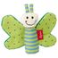 sigikid Rassel & Greiflinge Baby Activity Spielzeug Knistertuch Rassel Plüsch-Schmetterling Stofftier - Geschenk für Babys ab 3 Monaten