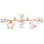 Fehn Kinderwagenkette Spielzeug Schwanensee – Baby Mobile Kette mit niedlichen Figuren zum Aufhängen an Kinderwagen, Babyschale oder Kinderbett – Zubehör für Babys und Kinder ab 0+ Monaten