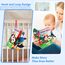 beiens Babybuch Baby Spielzeug 0 3 6 Monate,knisterbuch stoffbuch fühlbuch Baby bücher Quiet Book sensorik Kinderwagen Spielzeug Kette für Geschenk Junge mädchen