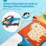 hahaland Stoffbuch Baby Spielzeug ab 0 6 Monate Schwarz Weiß Buch mit Spiegel,Kontrast Stoffbücher 0 Monate Baby Bücher Kinderwagen Spielzeug ab 0 3 6 12 Monate Geschenk für Jungen Mädchen