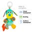 Lamaze Baby Spielzeug "Lustiger Soundhund" Clip & Go, das hochwertige Kleinkindspielzeug. Der quietschbunte Greifling fördert die Motorik und ist das perfekte Kinderwagenspielzeug und Kuscheltier, Mehrfarbig, LC27023